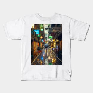 Rainy Day in Bohemian Melbourne Kids T-Shirt